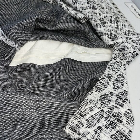 NEW Anthropologie Dolan Taleen Textured Knit Midi Dress Black Leopard size S - Picture 10 of 13